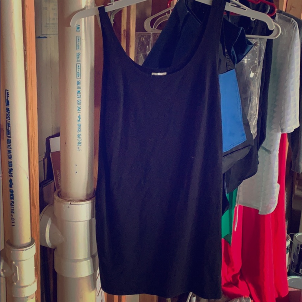 H&M mini black strappy dress